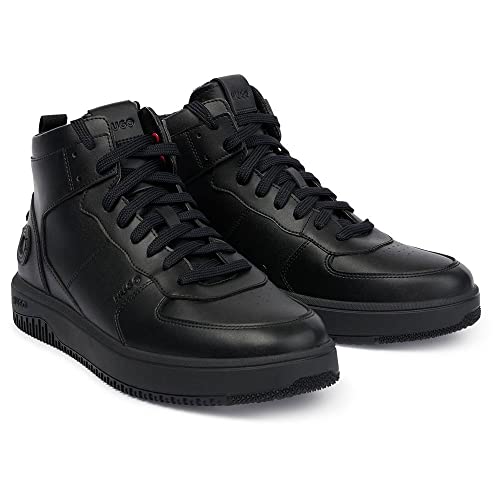 HUGO Herren Kilian_Hito_FL High-Top Sneakers Black1 43 von HUGO