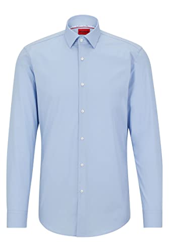 HUGO Herren Koey Shirt, Light/Pastel Blue459, 38 EU von HUGO