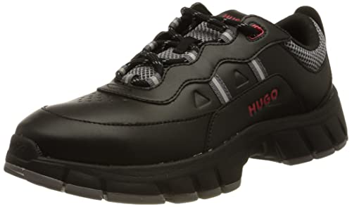 HUGO Herren Kyle_Runn_pppu Sneakers Black1 42 von HUGO