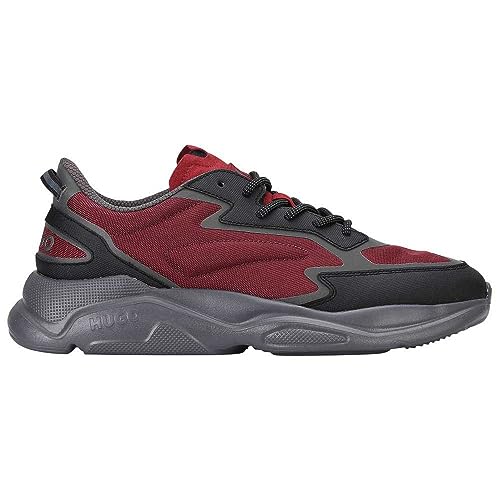 HUGO Herren Leon_Runn_fkcd Running, Dark Red, 44 EU von HUGO