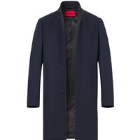 HUGO Herren Mantel blau unifarben von HUGO