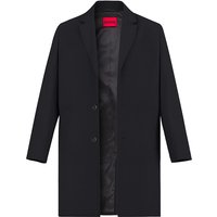 HUGO Herren Mantel schwarz unifarben von HUGO