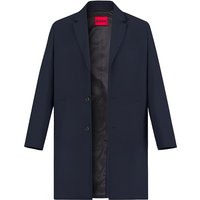HUGO Herren Mantel blau unifarben von HUGO