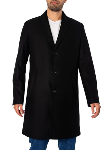 HUGO Herren Malte2341 Coat, Black1, 44 EU von HUGO