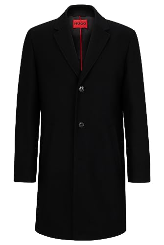 HUGO Herren Malte2341 Coat, Black1, 48 EU von HUGO