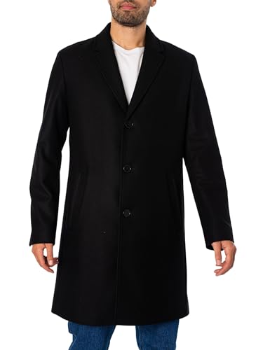 HUGO Herren Malte2341 Coat, Black1, 52 EU von HUGO