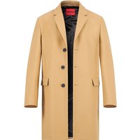 HUGO Herren Mantel beige unifarben von HUGO