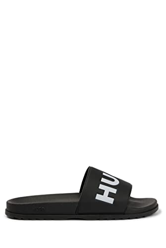 HUGO Herren Match_it_Slid_rblg Slider, Black2, 44 EU von HUGO