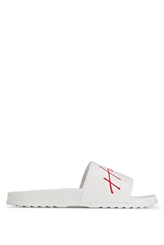 HUGO Herren Match_it_slid_lgem SLIDE, White100, 39 EU von HUGO