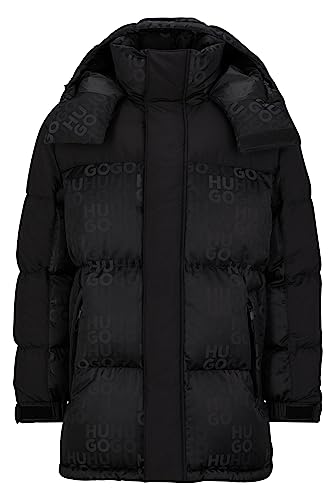 HUGO Herren Melmus2341 Coat, Black1, XL EU von HUGO