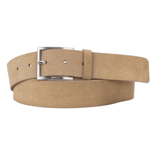 HUGO Herren Mirto_sz35 APPAREL BELT, Open Beige281, 110 EU von HUGO