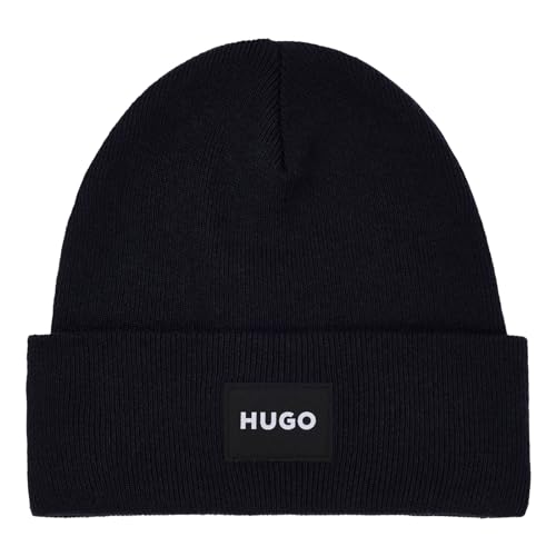 HUGO Herren Mütze Strickmütze Xevon, Farbe:Blau, Artikel:-410 Navy von HUGO