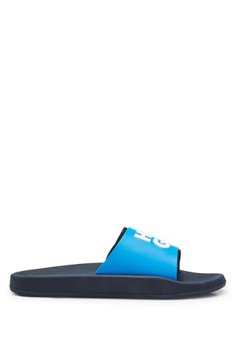 HUGO Herren Nil_Slid_mdtpu_n Slide, Medium Blue, 42 EU von HUGO