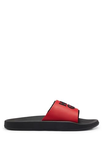 HUGO Herren Nil_Slid_mdtpu_n Slide, Medium Red, 43 EU von HUGO