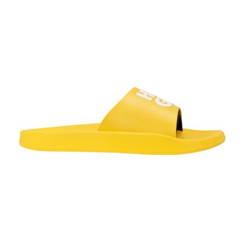 HUGO Herren Nil_Slid_mdtpu_n Slide, Medium Yellow, 42 EU von HUGO