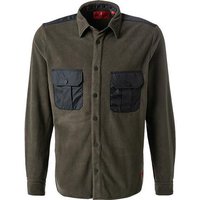 HUGO Herren Overshirt grün Fleece von HUGO