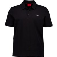 HUGO Herren Polo-Shirt schwarz von HUGO