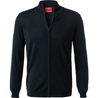 HUGO Herren Cardigan blau unifarben von HUGO