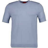 HUGO Herren T-Shirts blau unifarben von HUGO
