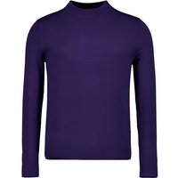 HUGO Herren Pullover blau unifarben von HUGO