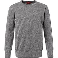 HUGO Herren Pullover grau unifarben von HUGO