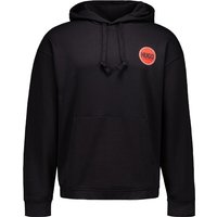 HUGO Herren Pullover schwarz unifarben von HUGO