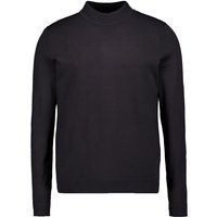 HUGO Herren Pullover schwarz unifarben von HUGO