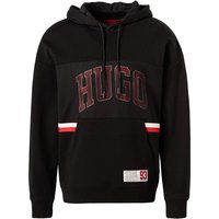 HUGO Herren Pullover schwarz unifarben von HUGO