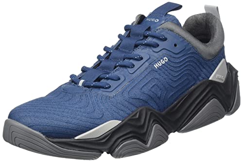 HUGO Herren Quake_Runn_jq Sneaker, Dark Blue403, 40 EU von HUGO