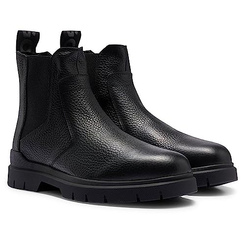 HUGO Herren Ryan_cheb_grlg Chelsea_Boot, Schwarz, 43 EU von HUGO