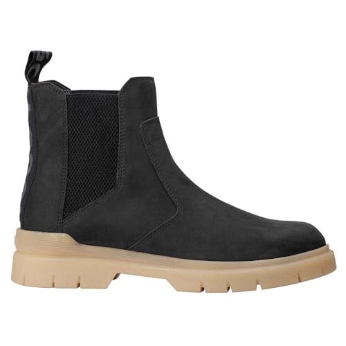 HUGO Herren Ryan_cheb_pplt Chelsea_Boot, Medium Grey, 44 EU von HUGO