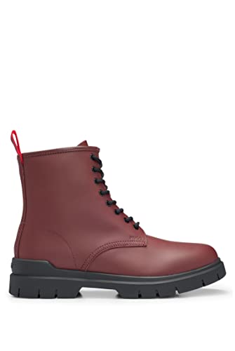 HUGO Herren Ryan_halb_lt HALF_BOOT, Dark Red601, 40 EU von HUGO