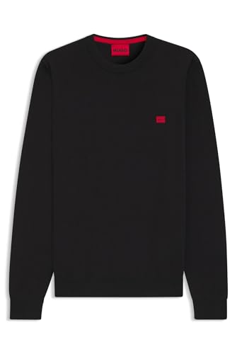 HUGO Herren San Cassius-c1 Sweater, Black1, M EU von HUGO