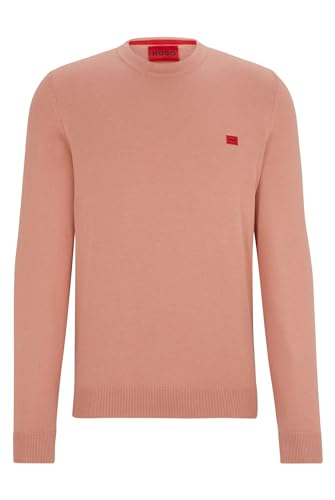 HUGO Herren San Cassius-c1 Knitted_Sweater, Light/Pastel Red634, L EU von HUGO