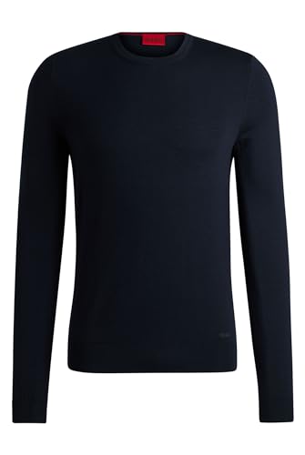 HUGO Herren San Cedric-m1 Sweater, Navy410, S EU von HUGO