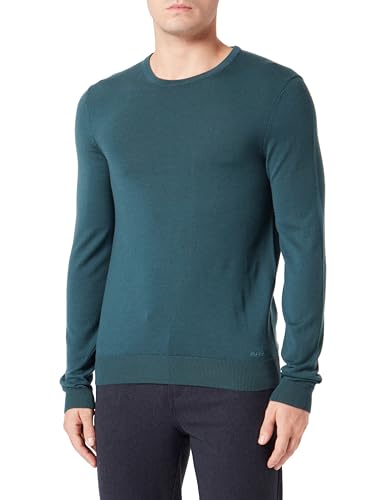 HUGO Herren San Cedric-m1 Knitted Sweater, Dark Green302, L EU von HUGO