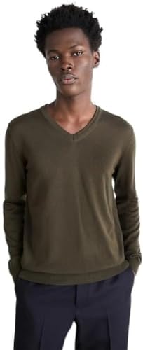 HUGO Herren San Vredo-m Knitted Sweater, Dark Green302, XXL EU von HUGO