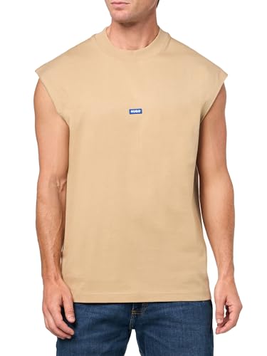 HUGO Herren Small Logo Block Muscle Tank, Segeltuch, Khaki, L HUGO Herren Small Logo Block Muscle Tank, Segeltuch, Khaki, L von HUGO