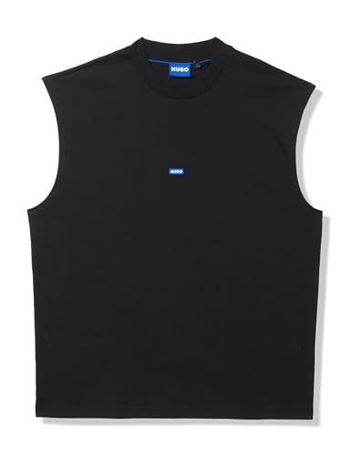 HUGO Herren Small Logo Block Muscle Tank T-Shirt, Schwarz-Black Pepper, X-Large HUGO Herren Small Logo Block Muscle Tank T-Shirt, Schwarz-Black Pepper, X-Large von HUGO