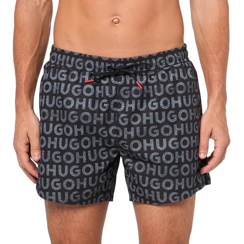 HUGO Herren Standard Allover Logo Badehose von HUGO