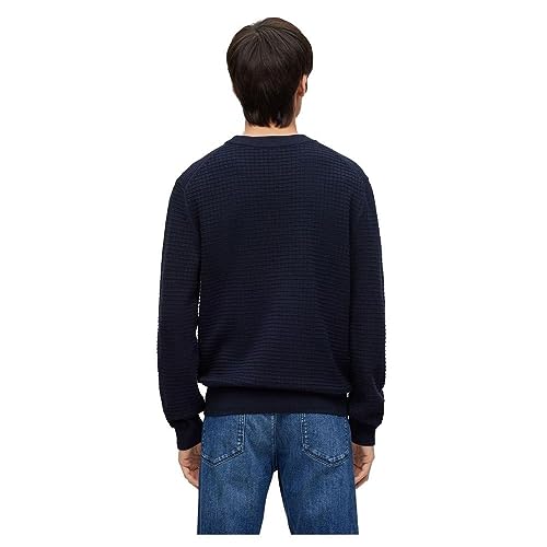 HUGO Herren Stoppo KNITTED SWEATER, Navy, M EU von HUGO