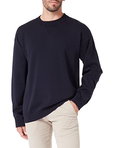 HUGO Herren Swart KNITTED SWEATER, Navy, S EU HUGO Herren Swart KNITTED SWEATER, Navy, S EU von HUGO