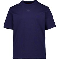 HUGO Herren T-Shirt blau Baumwolle von HUGO