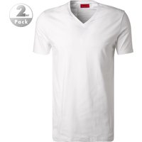 HUGO Herren V-Shirt weiß HUGO Herren V-Shirt weiß von HUGO