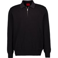 HUGO Herren Troyer schwarz unifarben von HUGO