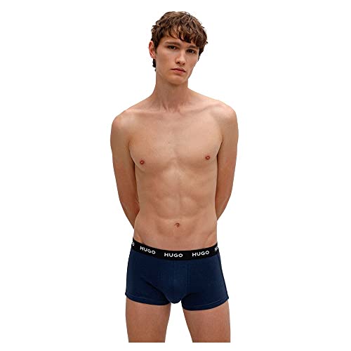 HUGO Herren Boxershorts, Modern, New - Navy410, L von HUGO