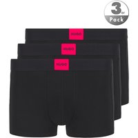 HUGO Herren Trunks grün Baumwolle & Mix unifarben von HUGO