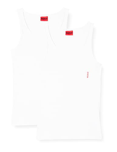 HUGO Herren Twin Pack Tank Top, New-White100, M (2er von HUGO