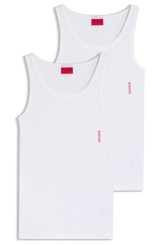 HUGO Herren Twin Pack Tank Top, New - White100, XXL EU von HUGO
