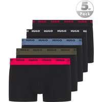 HUGO Herren Trunks mehrfarbig Baumwolle unifarben von HUGO